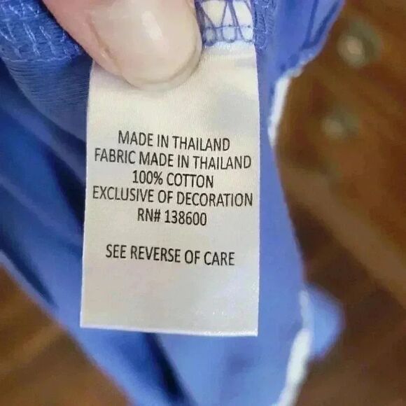 Xebex Sport Men's Blue White Embroidered Logo Shirt NEW - Picture 3 of 13